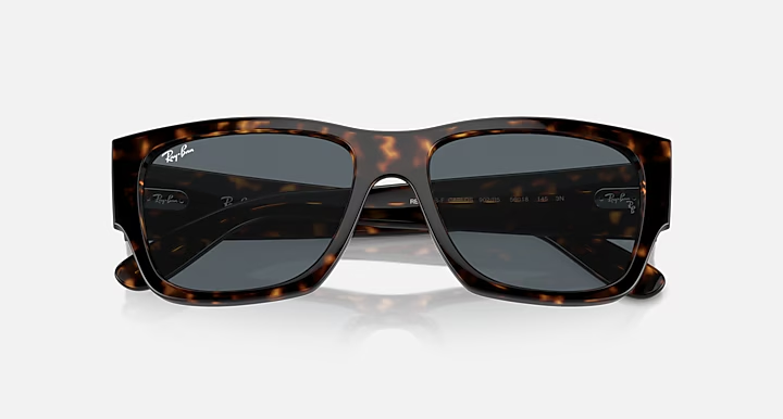 عینک آفتابی ری‌بن مدل RB0947SF 902/R5 کارلوس (Carlos) رنگ هاوانا عدسی آبی