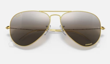 عینک آفتابی ریبن مدل خلبانی كرومانس RB3025 9196G3 LEGEND GOLD