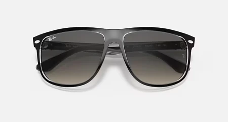 عینک آفتابی ری‌بن RB4147 6039/71  مدل بوی‌فرند Boyfriend – فریم مشکی روی شفاف