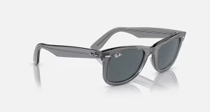 عینک آفتابی ریبن مدل ویفرر خاکستری شفاف WAYFARER RB2140 6773R5 LIMITED