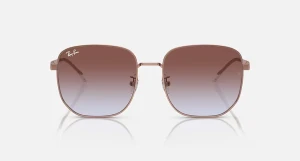 عینک آفتابی ریبن مدل  RB3713D 9202I8 Rose Gold رزگلد