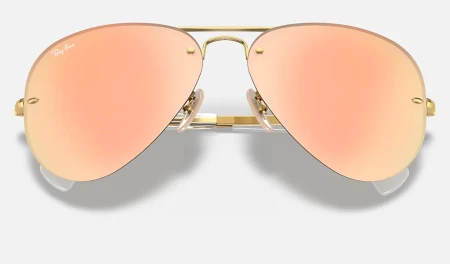 عینک آفتابی ریبن خلبانی فلش لنز (بدون فریم) RB3449 001/2Y