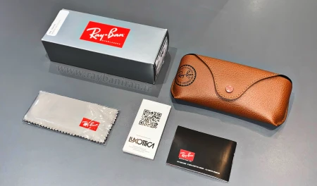 عینک آفتابی ریبن ویفرر كرومانس هاوانا خاکستری WAYFARER CHROMANCE ‌RB2140 1333G6