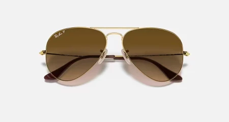 عینک آفتابی ری بن مدل خلبانی گرادینت پلاریزه AVIATOR GRADIENT RB3025 001/M2